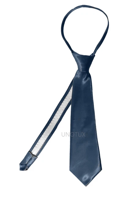 23color choice satin zipper tie to match your Baby Toddler Boy tuxedo Vest suit