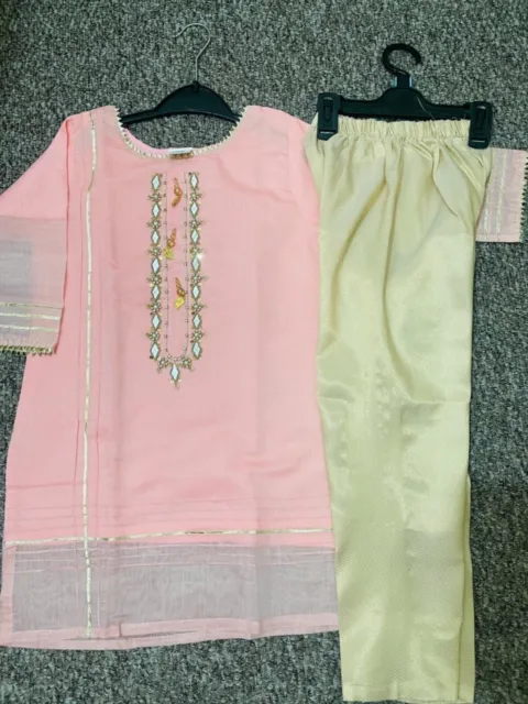 Girls’ Pakistani Eid collection/Diwali/Summer Designer dress/Shalwar Qameez 