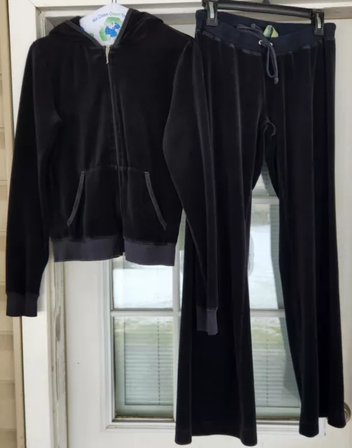 Vintage Juicy Couture TrackSuit Matching Set Brown L XL Jacket Pants  Pockets Y2k
