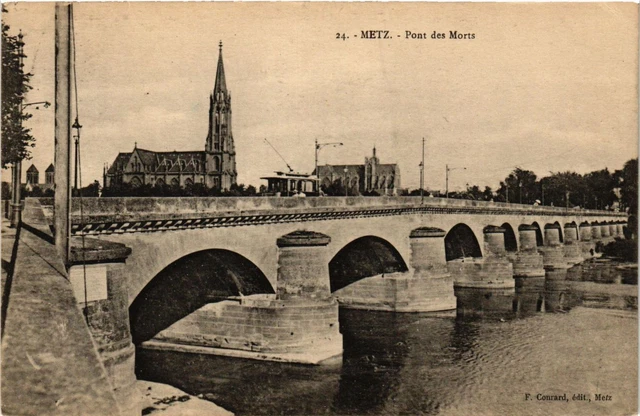 CPA AK METZ - Pont des Morts (255251)