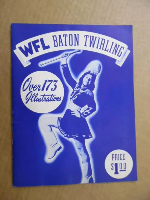 1948 Ludwig WFL Drum Company Baton Twirling Manual Catalog Marching Band Vintage