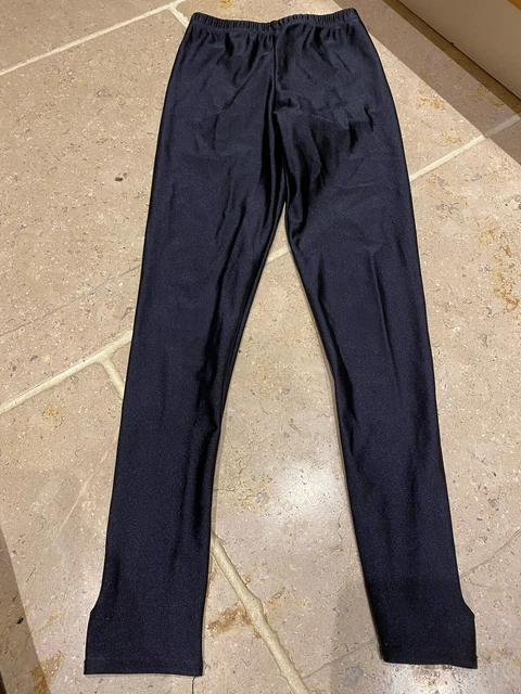 Leggings 1a prima posizione balletto nero jazz danza lycra bambino M taglia 1
