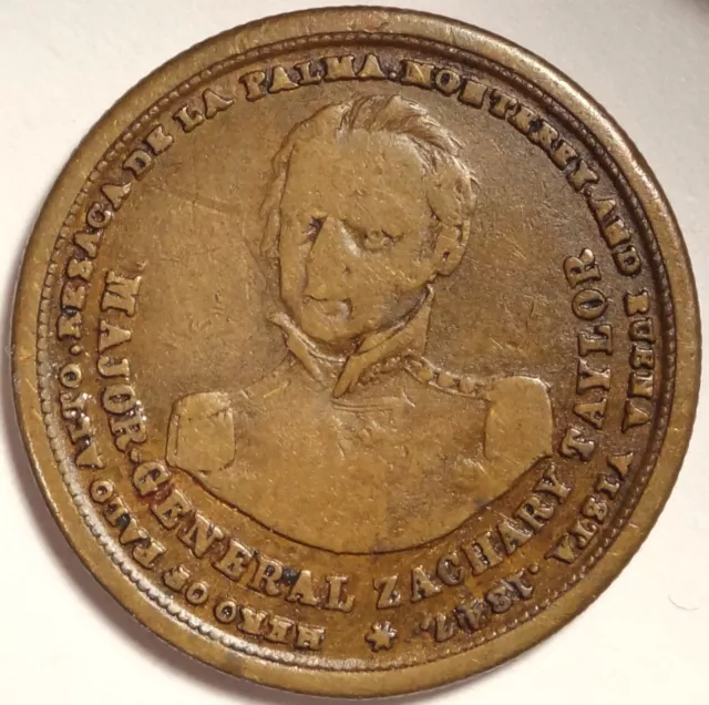 Zachary Taylor Presidential Campaign Medal ZT 1848-21 Political Token