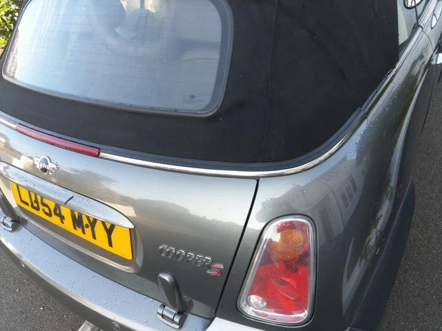 MINI COOPER S Convertible ONE R52 R57 rear soft top seal repair