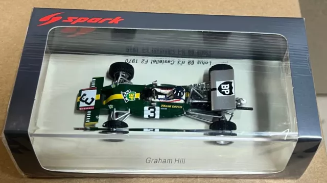 Lotus 69, #3 Graham Hill, Castellet, Formula 2, 1970. 1:43. Spark S2146.