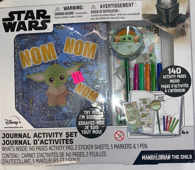 DISNEY STAR WARS Mandalorian The Child Baby Yoda Journal Activity Set