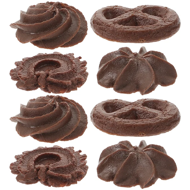 Chocolate Ornament Artificial Biscuit Display Simulated Cookies Props