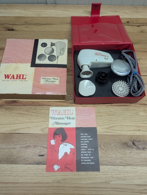 bonprix sexy unterwäsche WAHL ELECTRIC HOME Massage w/ Attachments - Model E - Works Great❗️-RARE!!!  $133.50