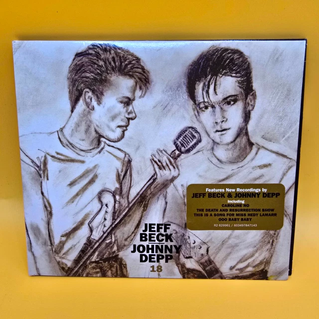 JEFF BECK & Johnny Depp 18 CD Album Digipak Rock Music Rhino Atco