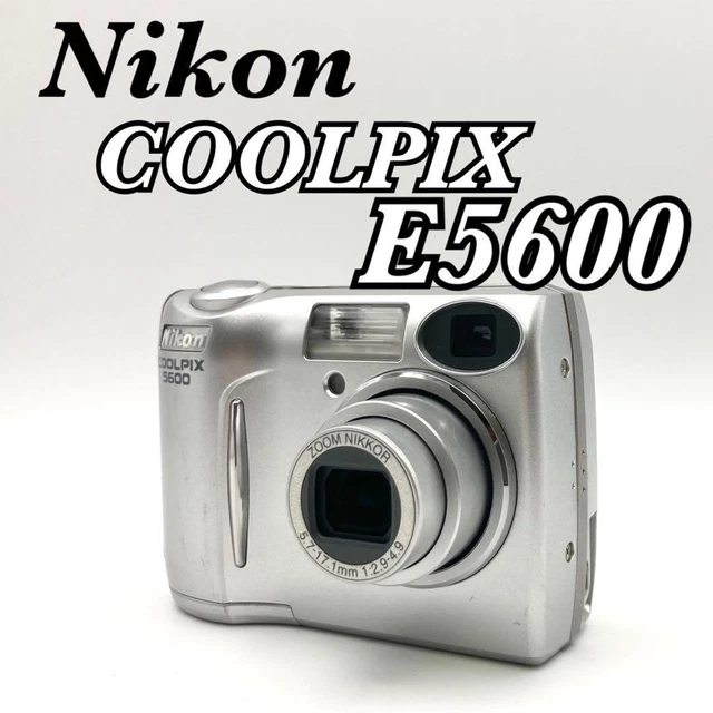 NIKON COOLPIX E5600 Compact Digital Camera Silver Tested