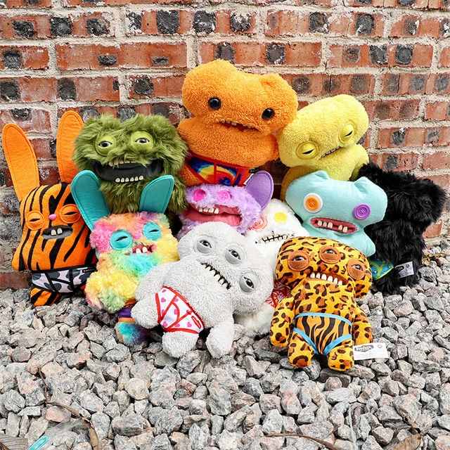 FUGGLER FUNNY UGLY Monster Doll Old Tooth Fuggula Soft Stuffed Plush ...