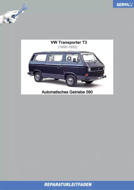 eBook VW Transporter T3 (79-92) Reparaturanleitung Automatikgetriebe 090