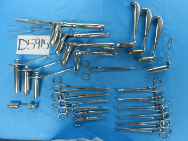 D5915 V. Mueller Sklar Weck Rectal Surgical Instruments Set