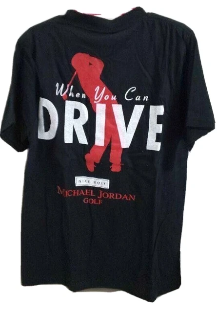 Vintage Michael Jordan Golf FLY DRIVE Nike Tee T Shirt Size M Made In USA Unused