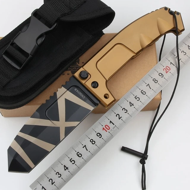 Aibote Couteau Gaine avec Ceinture Boucle De Chasse Étui en Cuir Gaines