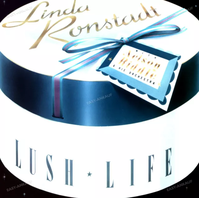 Linda Ronstadt With Nelson Riddle & His Orchestra - Lush Life LP (VG/VG) .