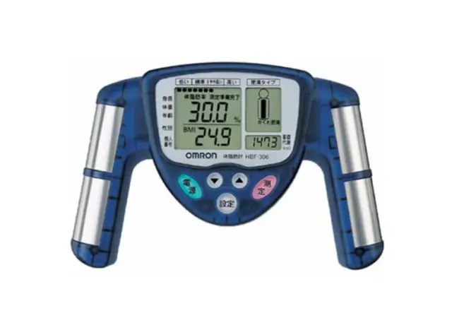 Omron HBF-306-A Medidor de grasa corporal Escala de composición salud azul