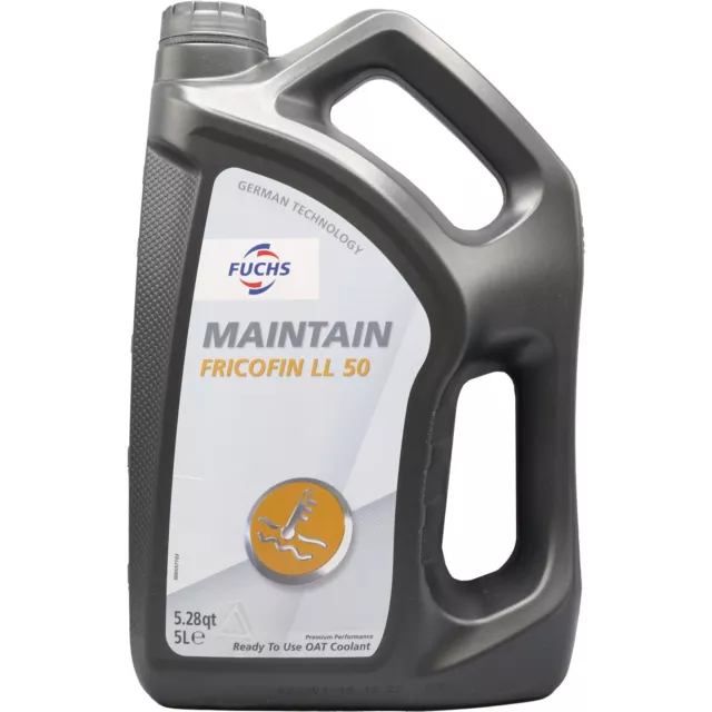 Fuchs Maintain Fricofin LL Pre-Mix Antifreeze Coolant Ready To Use - 5 Litres 5L