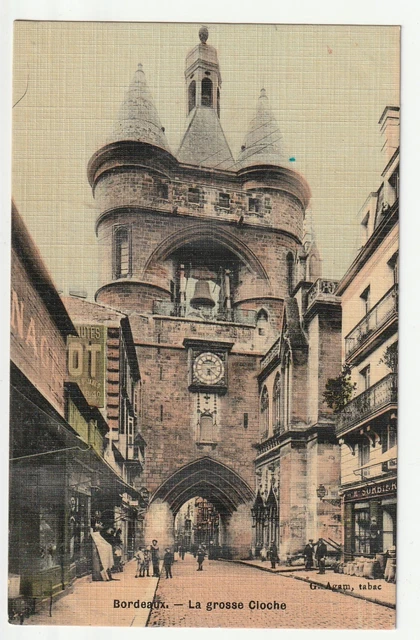 BORDEAUX - Gironde - CPA 33 - canvas card color of the Big Bell