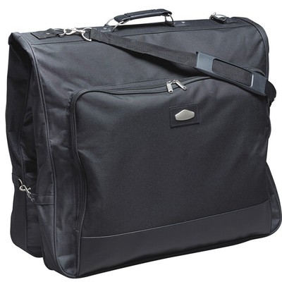 HANGERWORLD Custodia Porta Abiti da Viaggio 137cm Nera Traspitante con Manici e Cerniera Lampo 