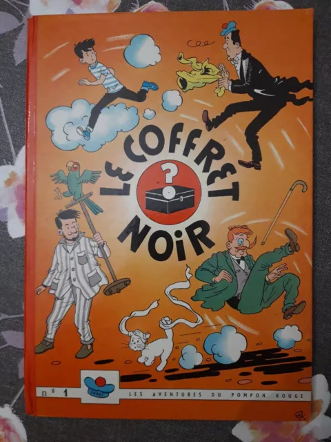 BD POMPON ROUGE le coffret noir tome 1 EO 1961 de françois BEL  edition fleurus