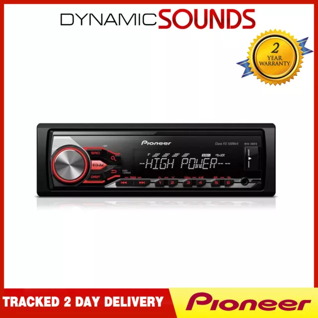 Pioneer MVH 280FD Car Stereo RDS Tuner MP3 Aux USB iPod iPhone Android Player