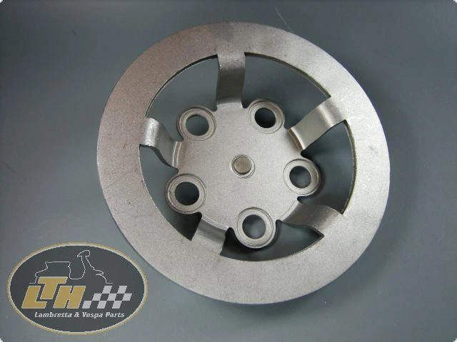 Plaque De Pression D'embrayage CNC Argentée Pour Moteur Vélo 2 Temps