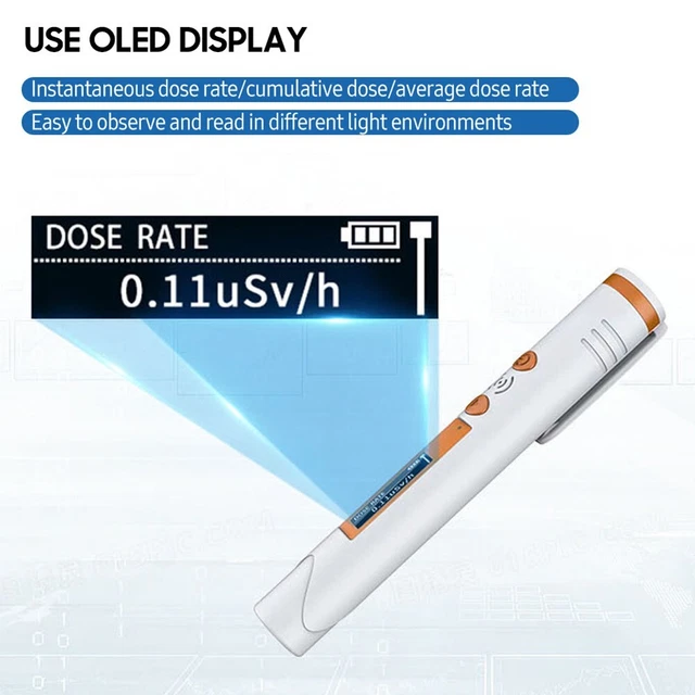 Rilevatore radiazioni 0,08uSv-50mSv accessori G M contatore dosimetro radioattivo