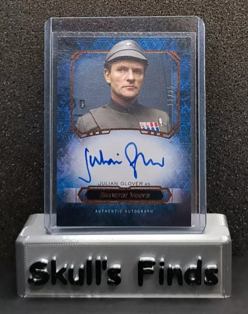 2016 Topps Star Wars Masterwork Auto Julian Glover as General Veers SP 11/25