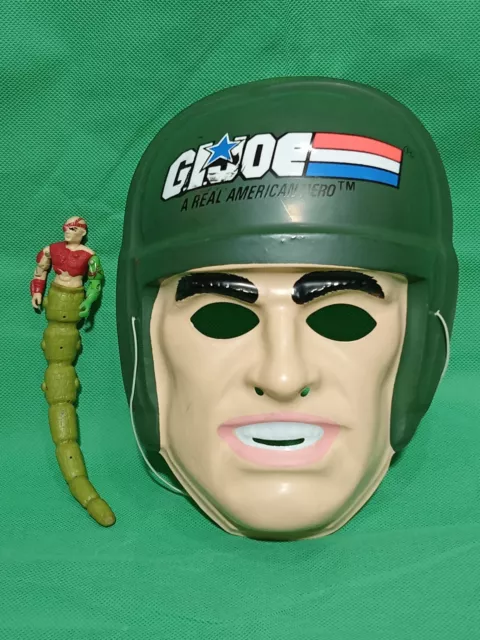 Vintage 1990 Ben Cooper Hasbro GI Joe Halloween Costume Mask Bundle with Gi joe