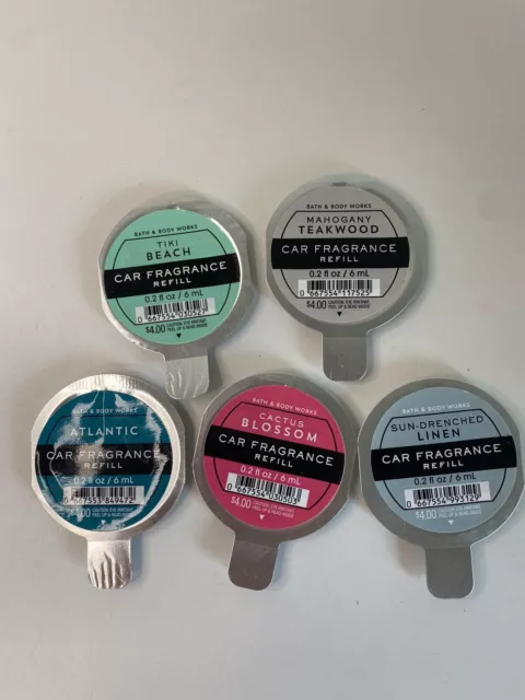 Bath & Body Works ScentPortable Fragrance Refill 0.2oz Mixed Lot Of 5