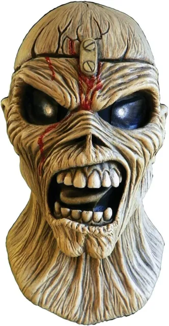 Maschera in lattice Eddie Piece of Mind Iron Maiden - trucco o scherzo ufficiale - nuova
