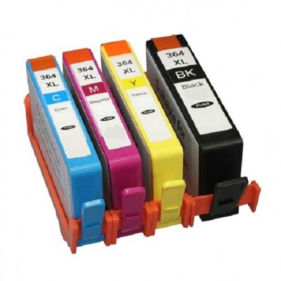 4 BVH 364xl Ink Cartridges for HP Photosmart 5510 5515 5520 5524 6510 C6380