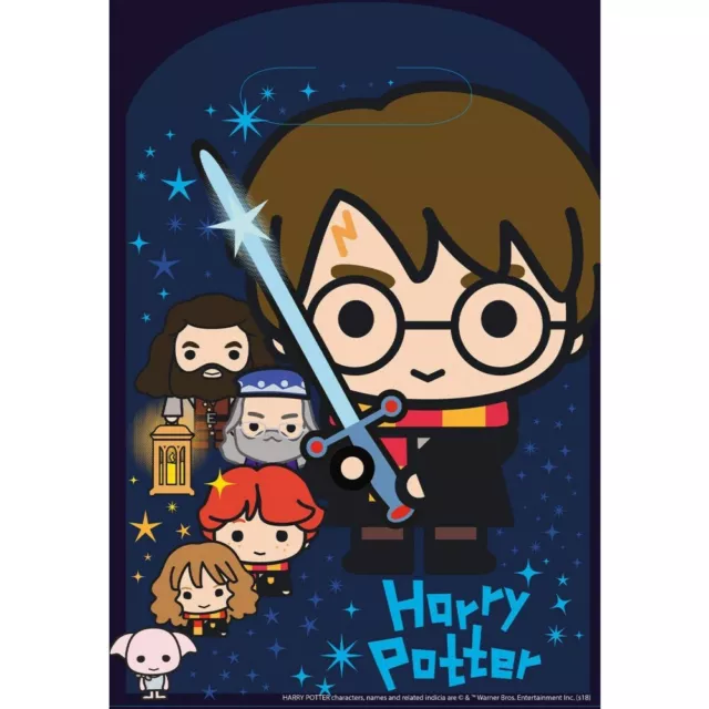 Sacchetto regalo Harry Potter 8 pezzi compleanno Hermione Party Silente 23x16.2