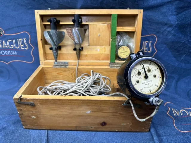 Walker Knotmaster MK III Nautical Miles Log with Box and spare impeller