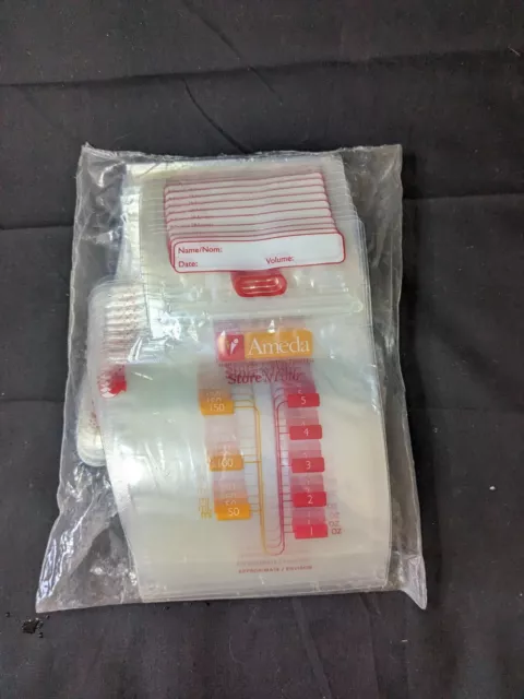 Ameda Store N’Pour Breast Milk Storage Bags 40 Sealed NWOB