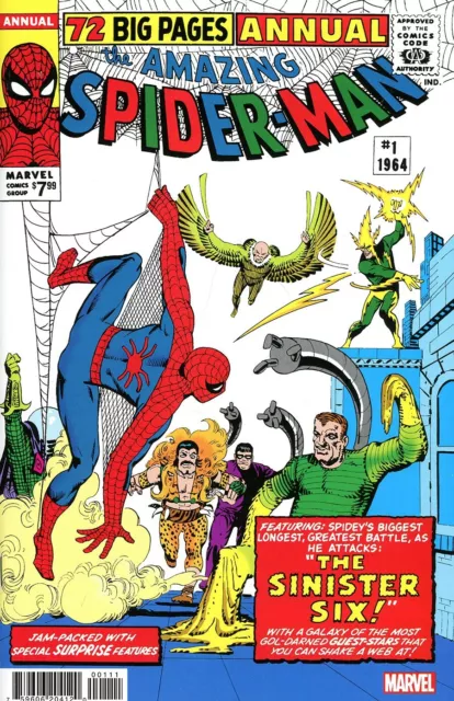 Amazing Spider-Man 1 Annual Facsimile Edition  (Marvel, 2022) Nm