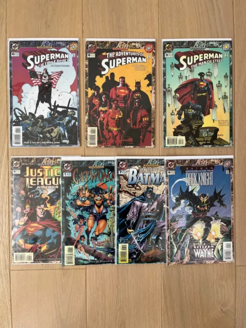 DC Elseworlds Annual Lot (7 Books) Batman Superman Mignola 1994 VF/NM Condition