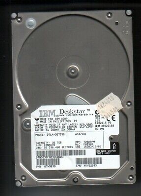 IBM IBM MK6021GAS 60Gb 6.3cm 08K9866 Disque Dur Ide 99P6027 