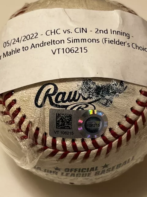 MLB Authenticated - Andrelton Simmons Fielder’s Choice - Error by Tyler Mahle MLB Authenticated - Andrelton Simmons Fielder’s Choice - Error by Tyler Mahle