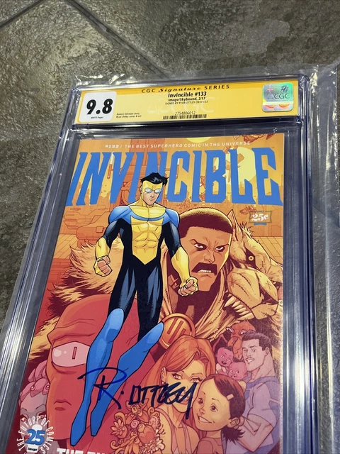 Invincible 133 CGC SS 9.8 Signed Ryan Ottley  The End of All Things