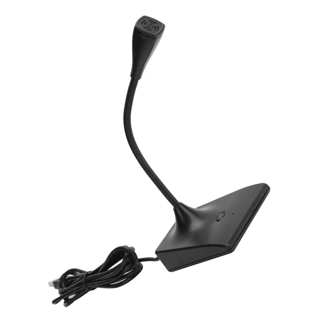 Microfono USB Con Cancellazione Del Rumore Per PC – Plug And Play, Omnidirezionale, Base Antiscivolo, Ideale Per Riunioni Online, Gaming E Registrazione Vocale