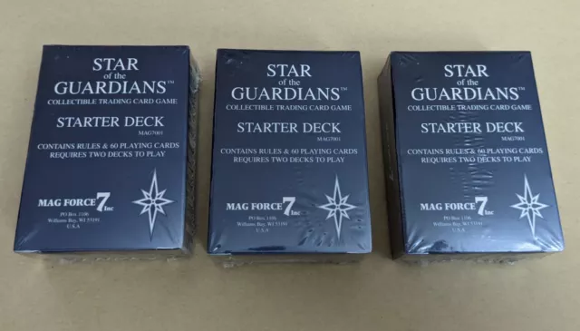 3 X Star Of The Guardians Ccg/Tcg - Starter Deck