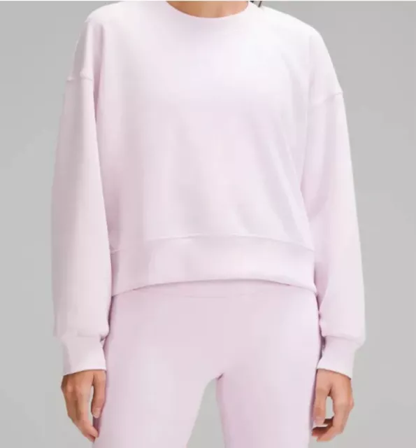 Lululemon Women’s Perfectly Oversized Crew Sweatshirt pink size 10 new