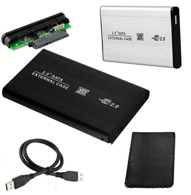 CASE BOX ESTERNO x HD 2,5 POLLICI SATA USB 2.0 usb sata disco rigido hard disk