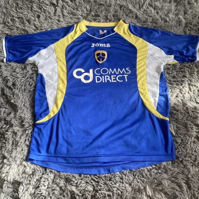 2007/2008 Cardiff City Joma Home Football Shirt Size Small Men’s