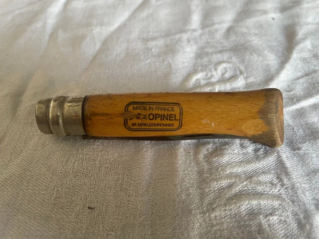 ANCIEN COUTEAU PLIANT De Collection Opinel N°8 Virobloc La Main Couronnee EUR 10,00 - FR