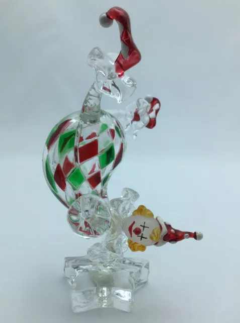 Clown Figurine Resin Clear Diamond Manufacture Authentic And Original