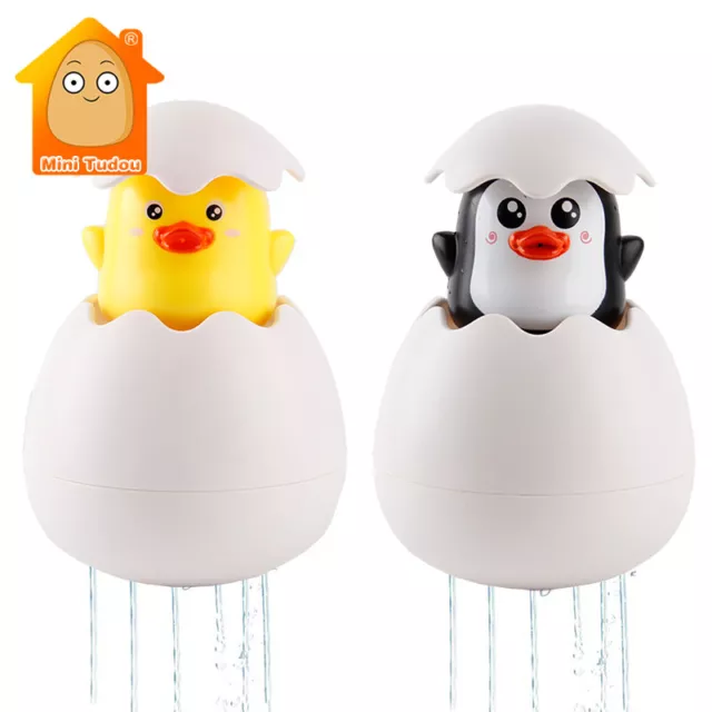 Filling Eggs Squirting Rain Bathtub Water Toy With Hidden Duck Floating Bath Toy 2