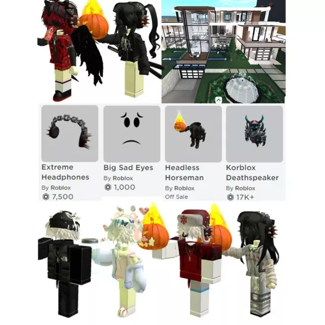 Roblox account w/ Headless for sale!!!, 45+